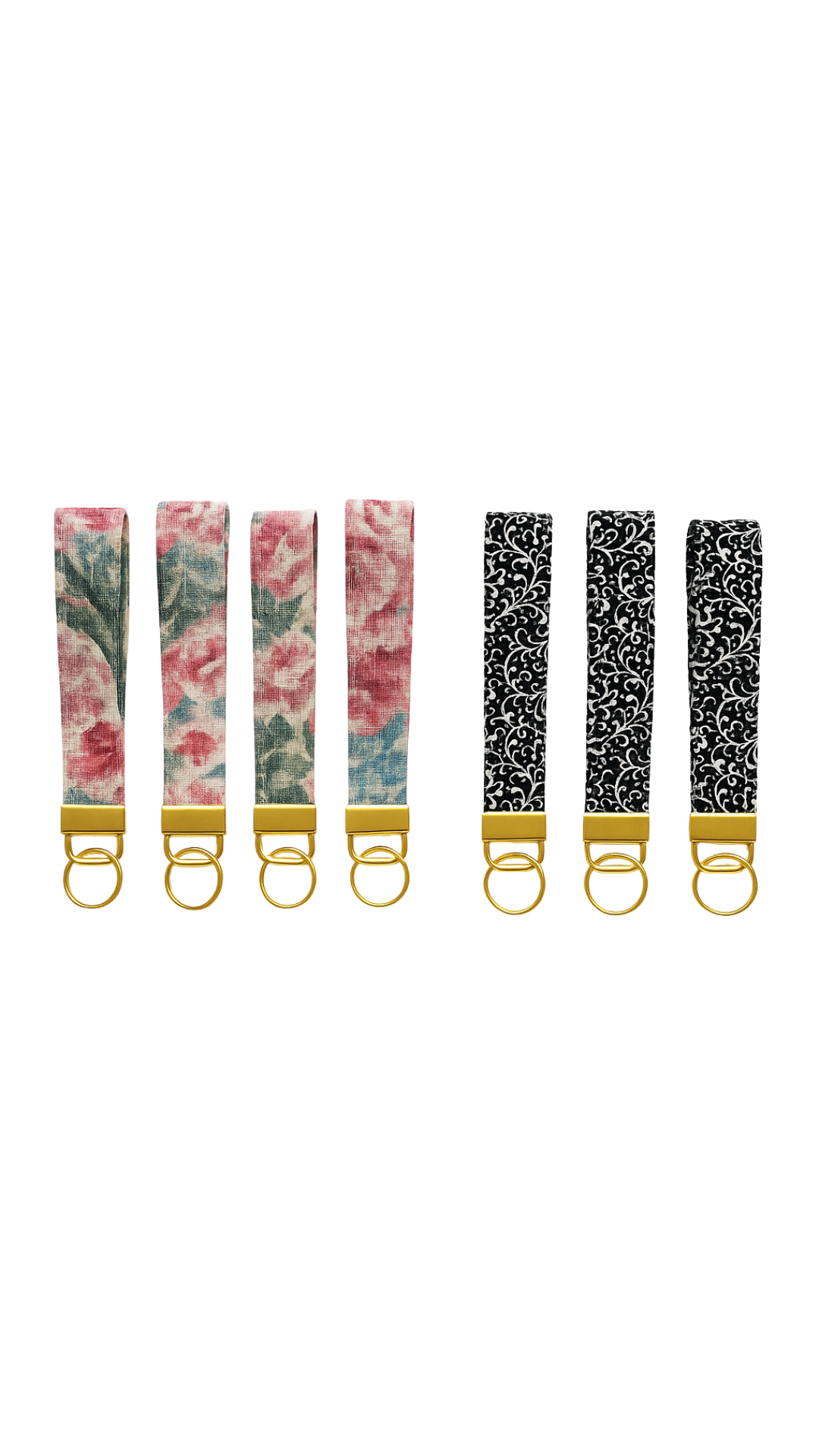 Vintage Floral Keychain